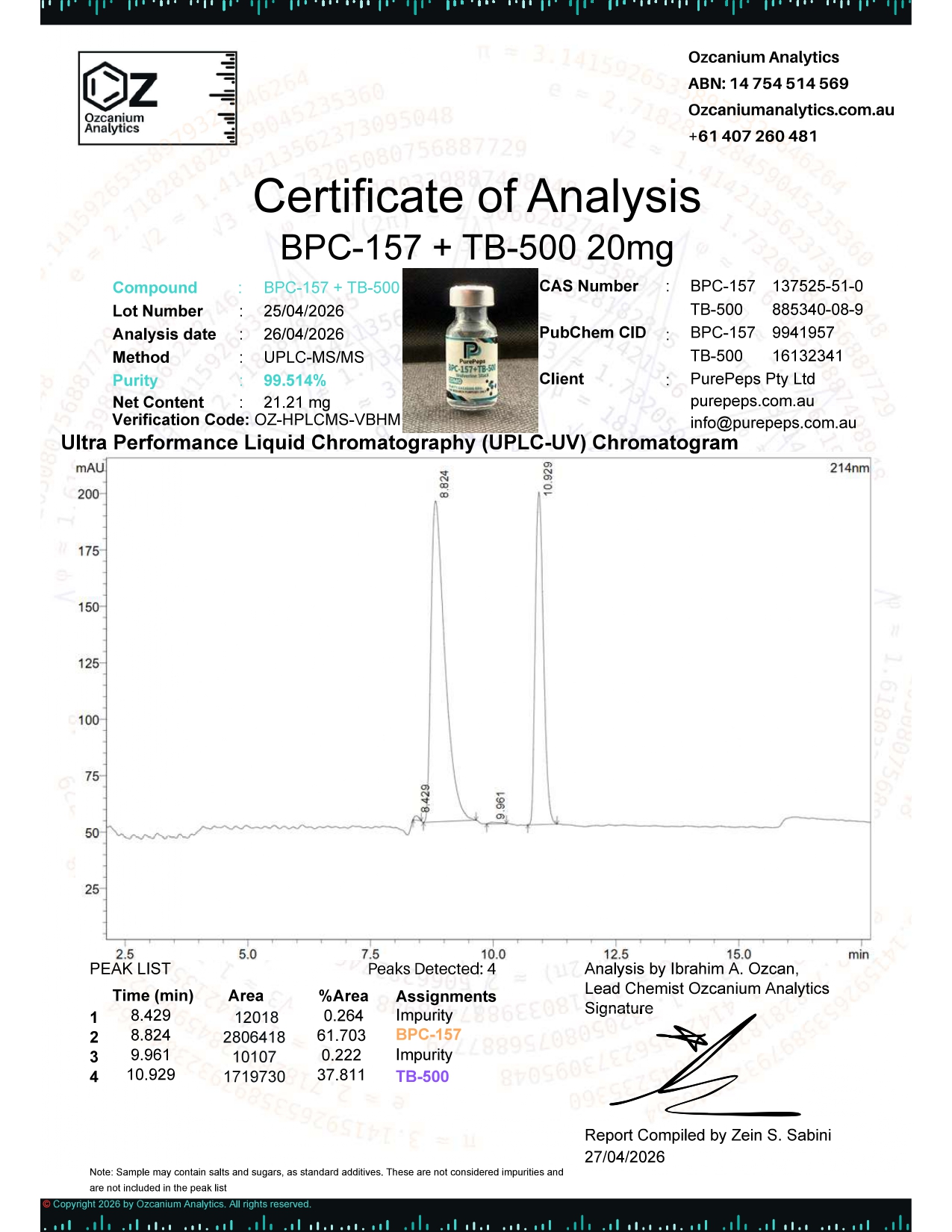 BPC-157 + TB-500 20MG - Image 3